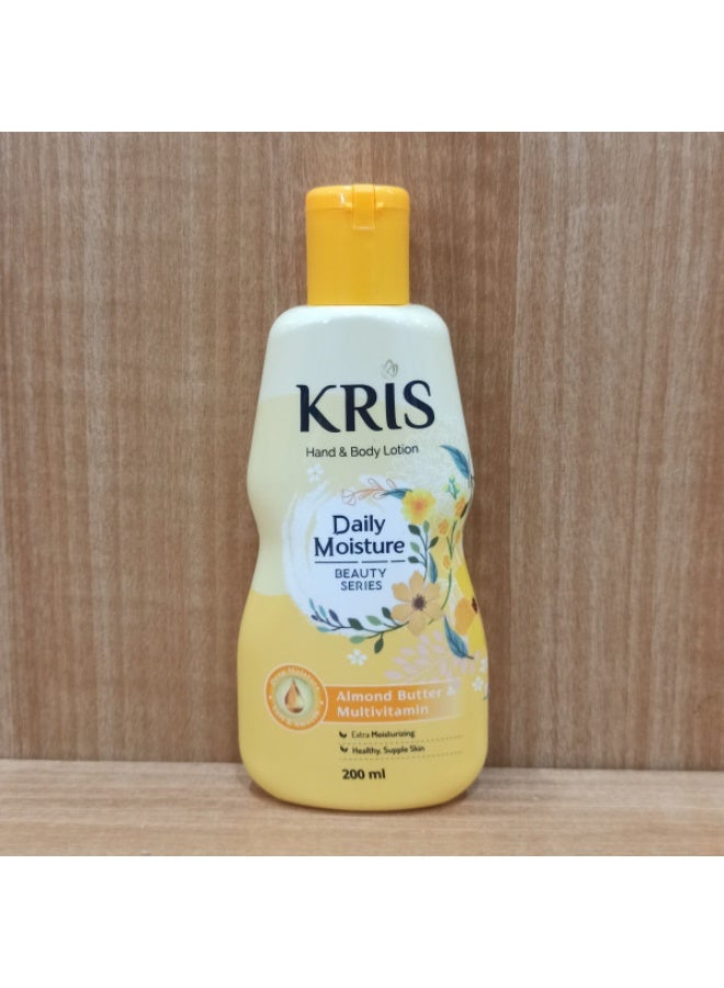 kris hand body lotion 200ml daily moisture